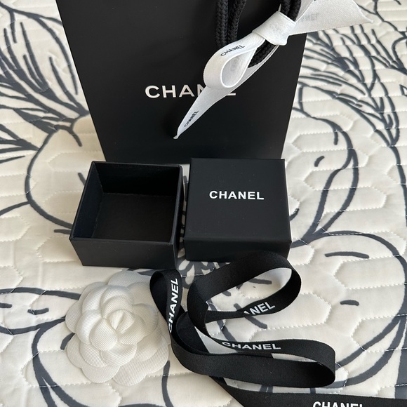 Chanel Box Gift Set. Good For Jewelry. Pls See Pics For Size. Used. - Picture 9 of 11